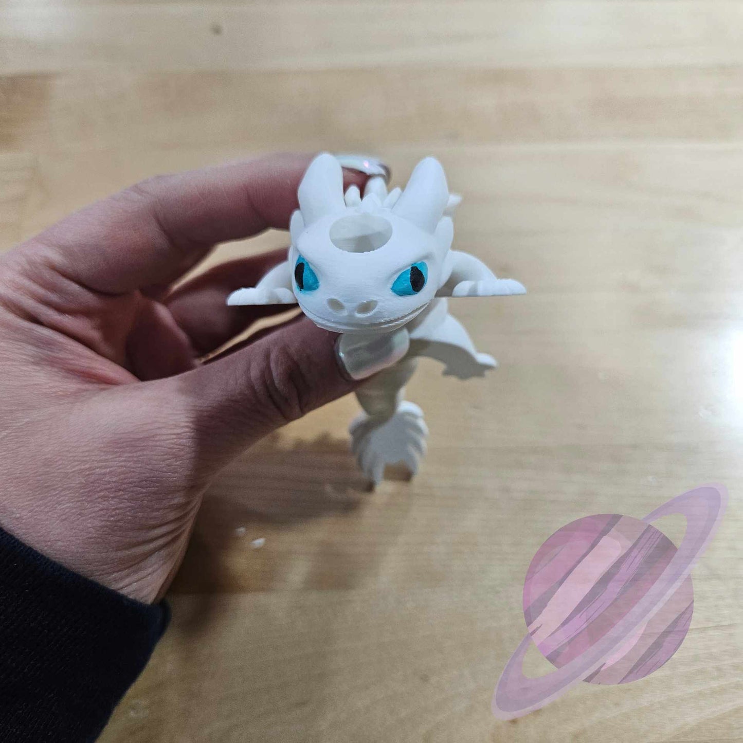 LIGHT FURY-3D PRINTED STRAW BUDDY