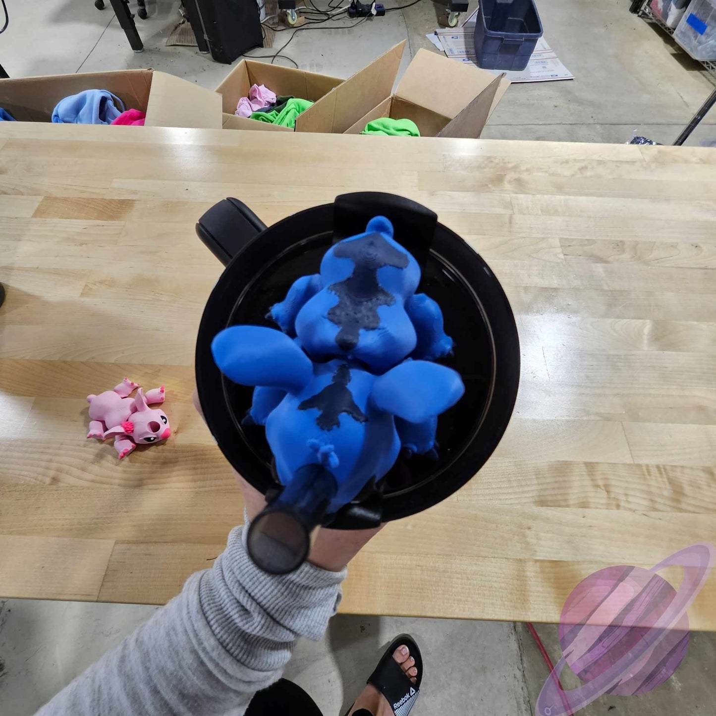 BLUE ALIEN STRAW BUDDY