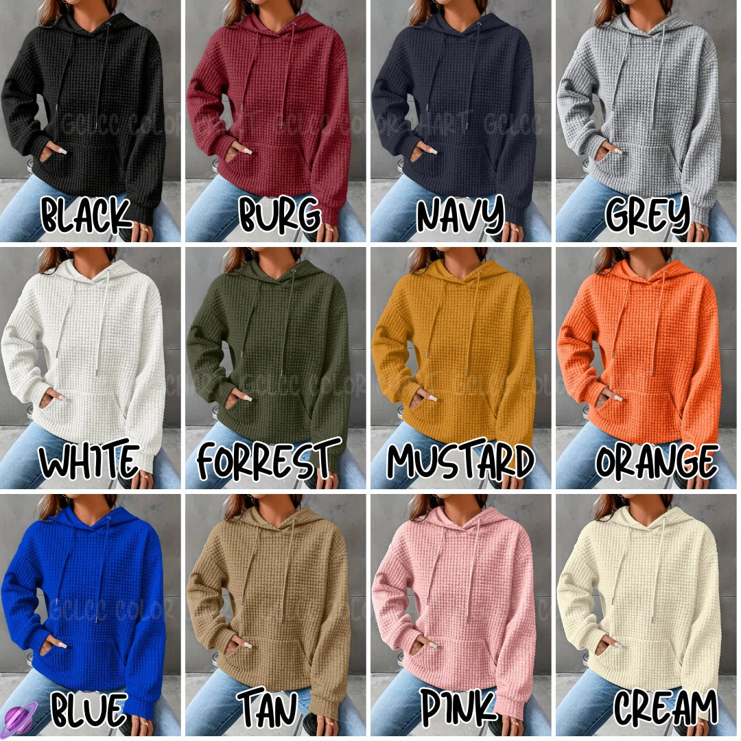 CHRISTMAS MOVIES - CUSTOM WAFFLE HOODIES PREORDER CLOSING 9/30