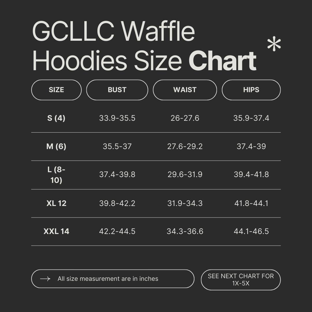 TOUCH DOWN - CUSTOM WAFFLE HOODIES PREORDER CLOSING 9/30