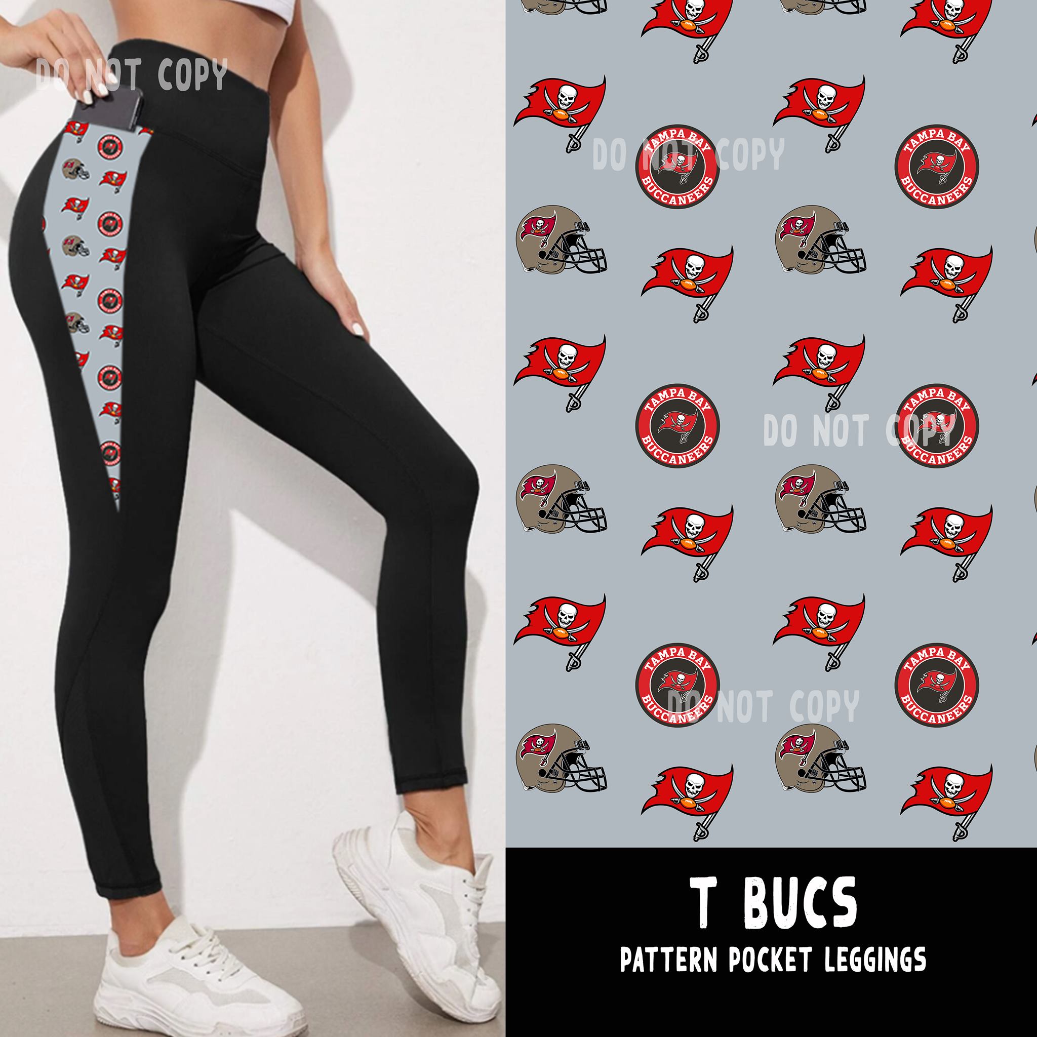 FBALL RUN 23 -T BUCS- LEGGINGS/CAPRI PREORDER CLOSING 7/5 ETA AUGUST