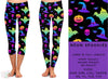 Ready To Ship - Neon Spookies Full and Capri Length Leggings