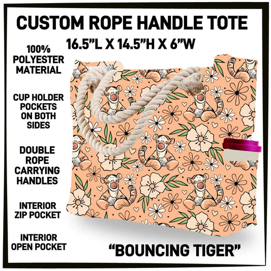 R4PT - Bouncing Tiger Rope Handle Tote - Preorder Closing 4/28 ETA: Late June