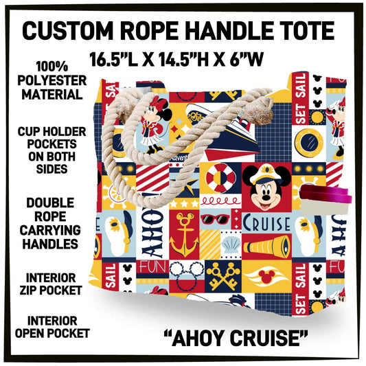 R4PT - Ahoy Cruise Rope Handle Tote - Preorder Closing 4/28 ETA: Late June