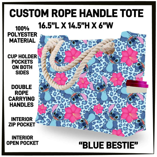 R4PT - Blue Bestie Rope Handle Tote - Preorder Closing 4/28 ETA: Late June
