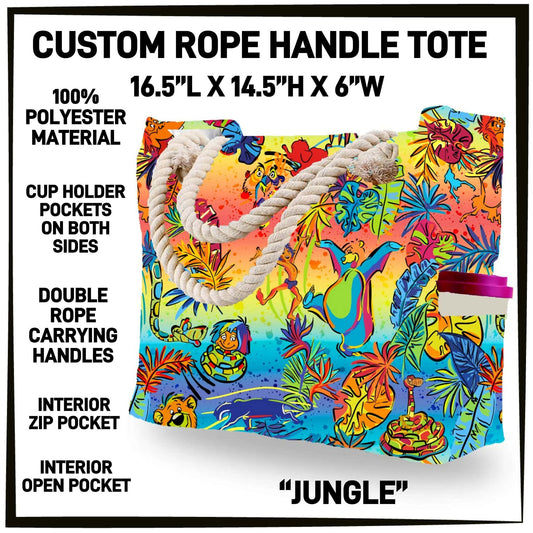 R4PT - Jungle Rope Handle Tote - Preorder Closing 4/28 ETA: Late June