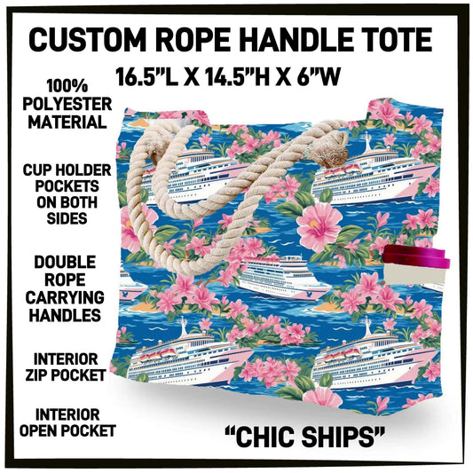 R4PT - Chic Ships Rope Handle Tote - Preorder Closing 4/28 ETA: Late June