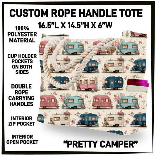 R4PT - Pretty Camper Rope Handle Tote - Preorder Closing 4/28 ETA: Late June