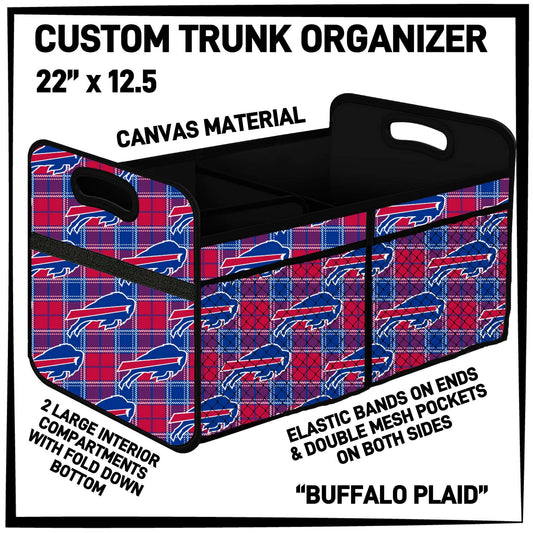 TR9O - Buffalo Plaid Trunk Organizer - Preorder Closing 5/5 ETA: Early July