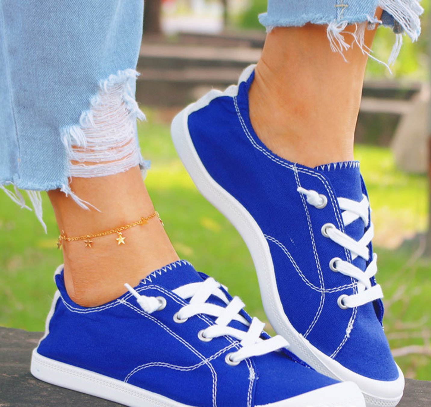 SUMMER SNEAKER -ROYAL BLUE