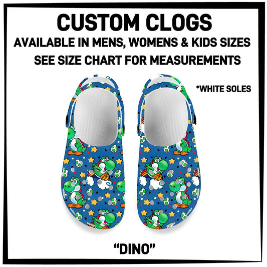 C8LG - Dino Custom Clogs - Preorder Closing 6/10 ETA: Mid-Aug