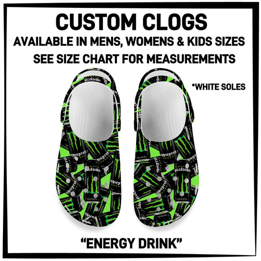 C8LG - Energy Drink Custom Clogs - Preorder Closing 6/10 ETA: Mid-Aug