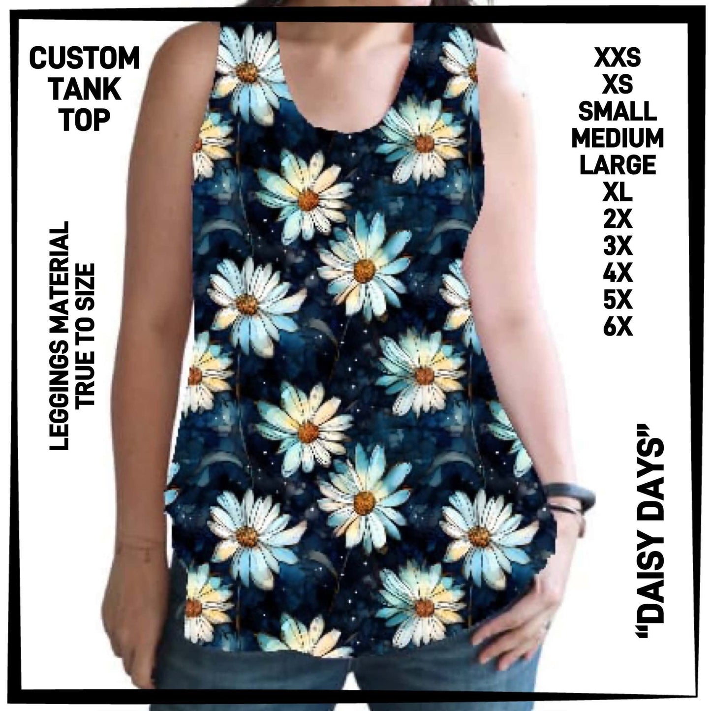 CTT1 - Daisy Days Tank Top - Preorder Closing 6/23 ETA: Late Aug