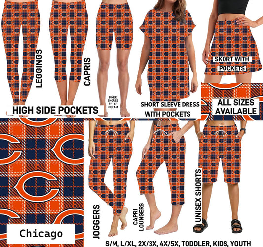 FTBP - Chicago FB Plaid - Preorder Due 9/30 ETA: Mid-Nov