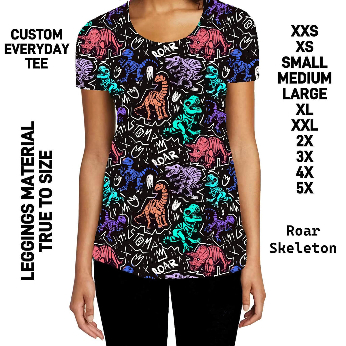 300BT - Roar Skeleton Everyday Tee  - Preorder Due 10/4 ETA: Early Dec