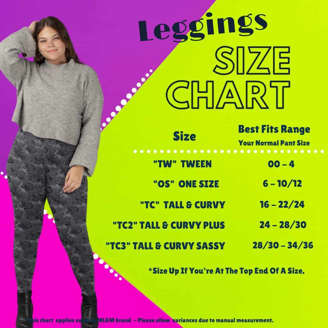 RTS Embrace Possibility Full Length Leggings with Pockets (Kid sizes do not have pockets)