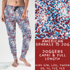 Ready To Ship - American Sparkle 15 Jogger Capris