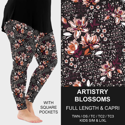 B264 - Preorder Artistry Blossom Leggings w/ Pockets (Closes 12/07. ETA: early Feb.)