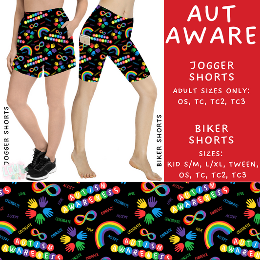 Ready To Ship - Aut Aware - OS Jogger Shorts