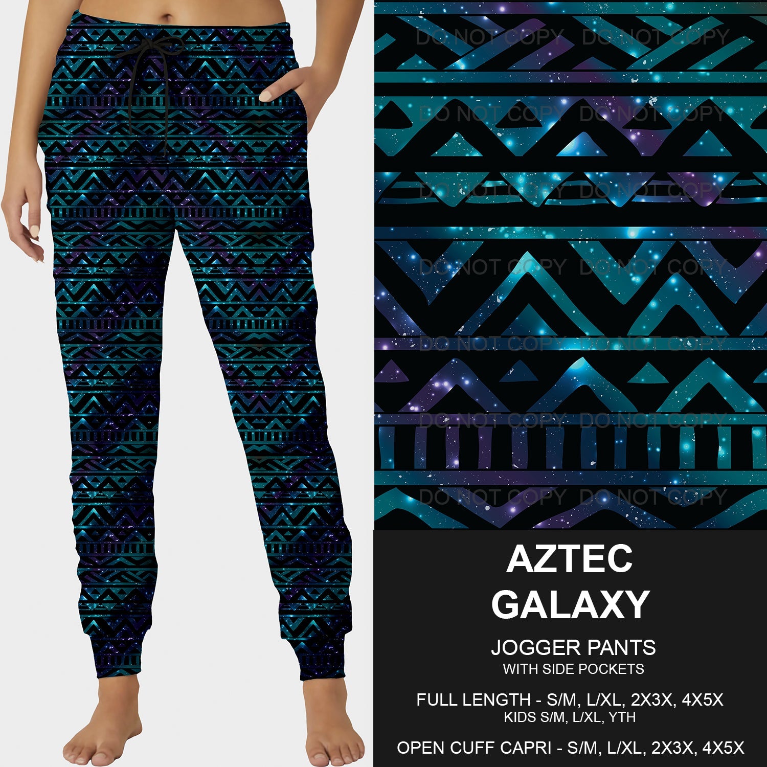 B206- Preorder Aztec Galaxy Joggers (Closes 1/19. ETA: mid April)