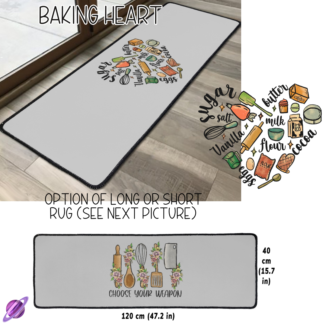 BAKING HEART- SHORT/LONG FLOOR MAT PREORDER CLOSING 1/14