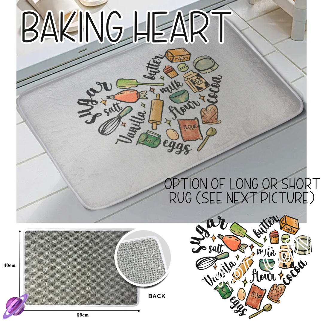 BAKING HEART- SHORT/LONG FLOOR MAT PREORDER CLOSING 1/14