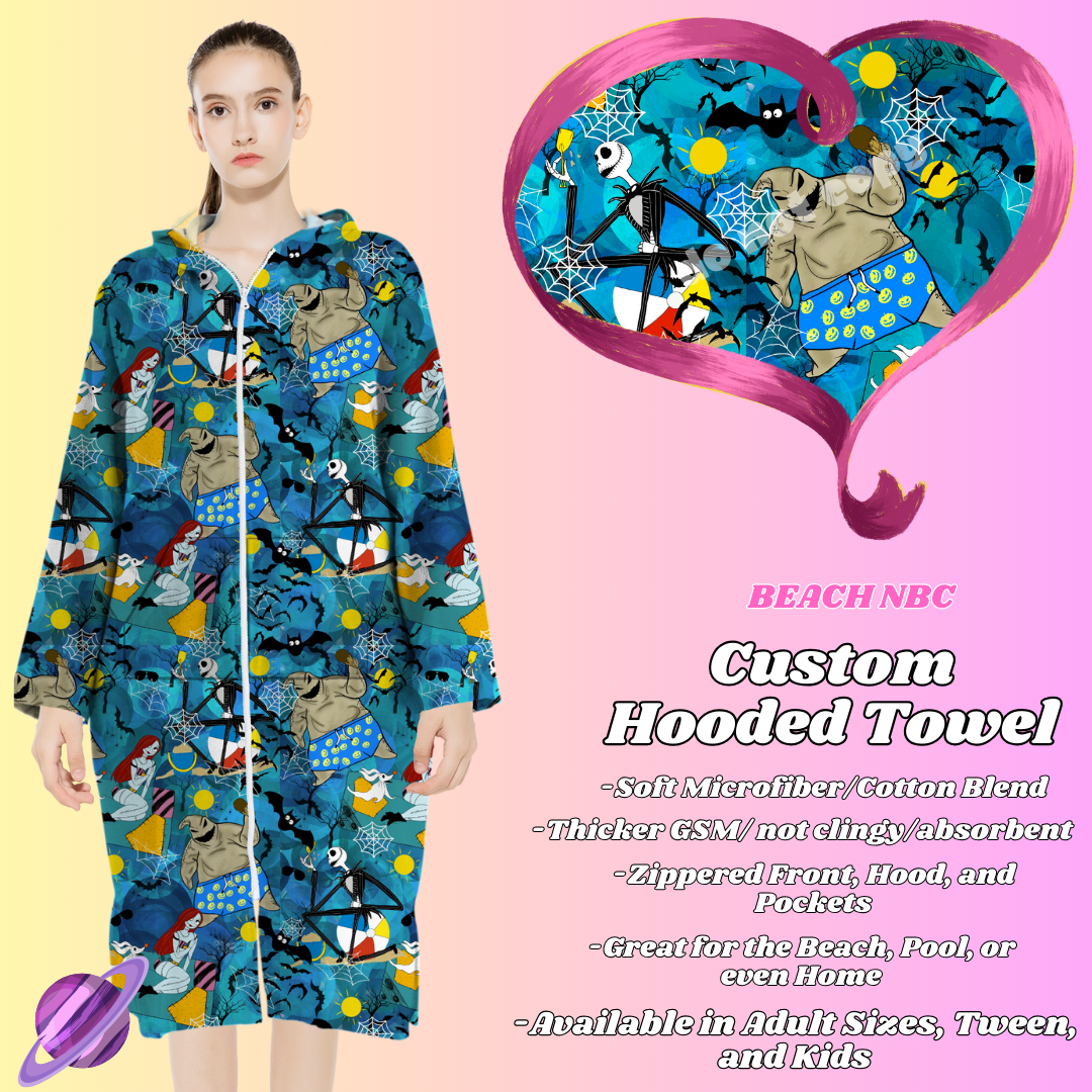 BEACH NBC- HOODED TOWEL- PREORDER CLOSING 4/27