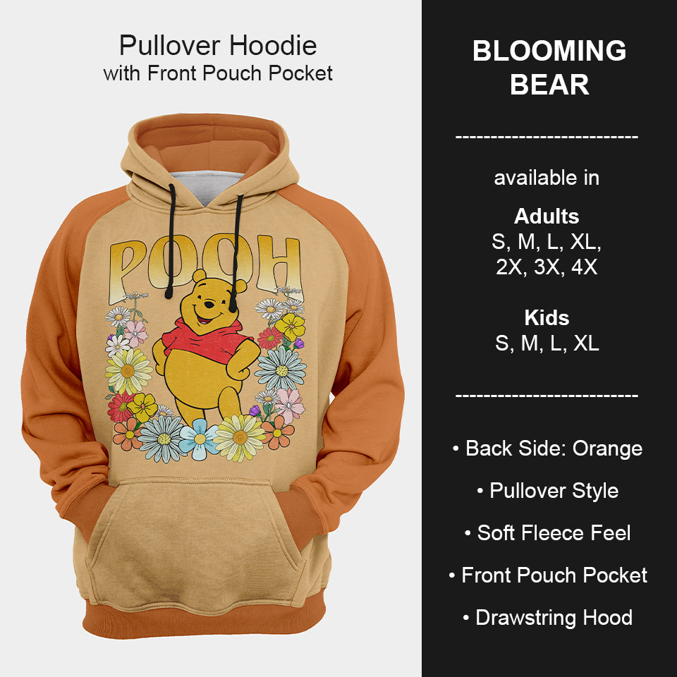 B199 - Preorder Blooming Bear Hoodie (Closes 12/11. ETA mid Feb.)