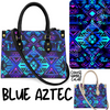 BLUE AZTEC - EVERYDAY BAG - CUSTOM PURSES - PREORDER CLOSING 11/13 ETA JANUARY