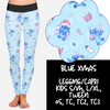 BLUE XMAS - HOLIDAY RUN 1 - LEGGINGS/CAPRI  PREORDER CLOSING 9/17 ETA EARLY NOV