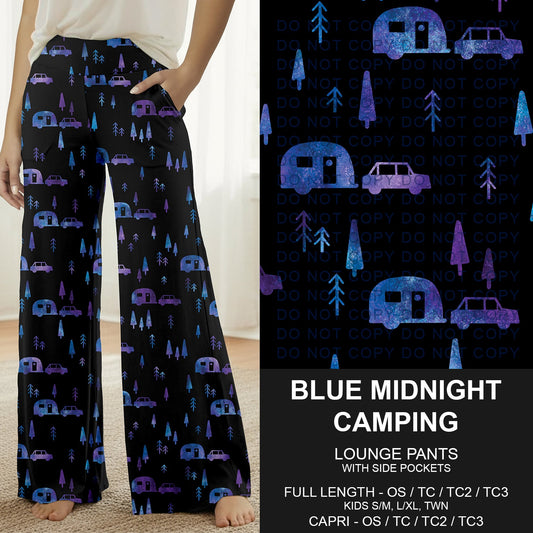 B291 - Preorder Blue Midnight Camping Lounge Pants (Closes 5/17. ETA: late July)