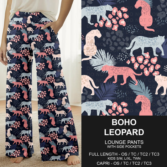 B283 - Preorder Boho Leopard Lounge Pants (Closes 4/05. ETA: mid June)