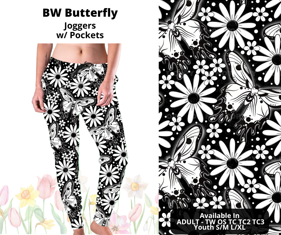 Preorder! Closes 3/17. ETA June. BW Butterfly Joggers