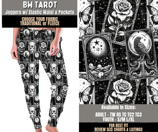Preorder! Closes 10/28. ETA Jan. BW Tarot Joggers Choose Fleece or Traditional