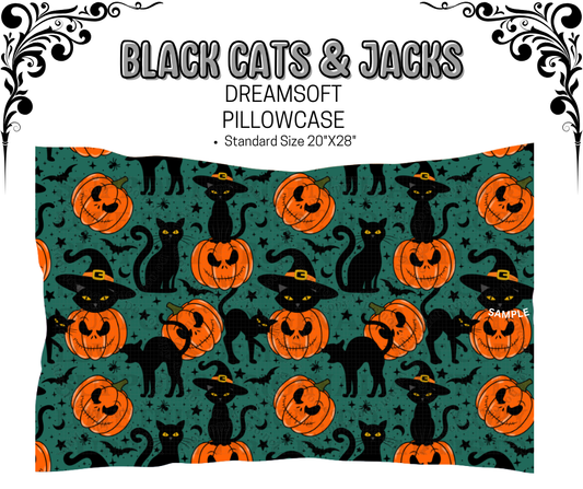 Black Cats & Jacks Dreamsoft Pillowcases