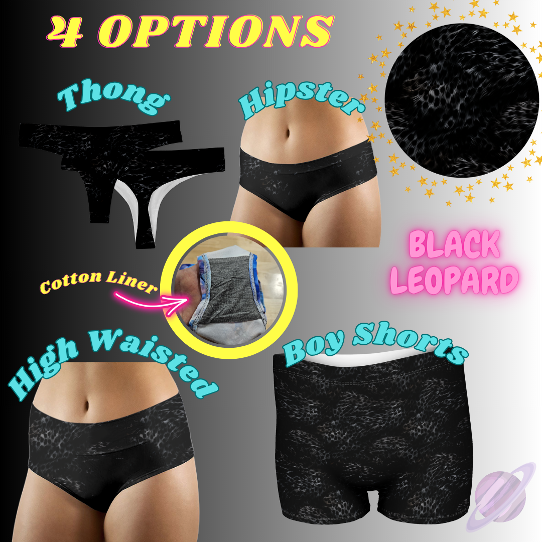 BLACK LEOPARD- UNDERWEAR 3 PREORDER CLOSING 3/27
