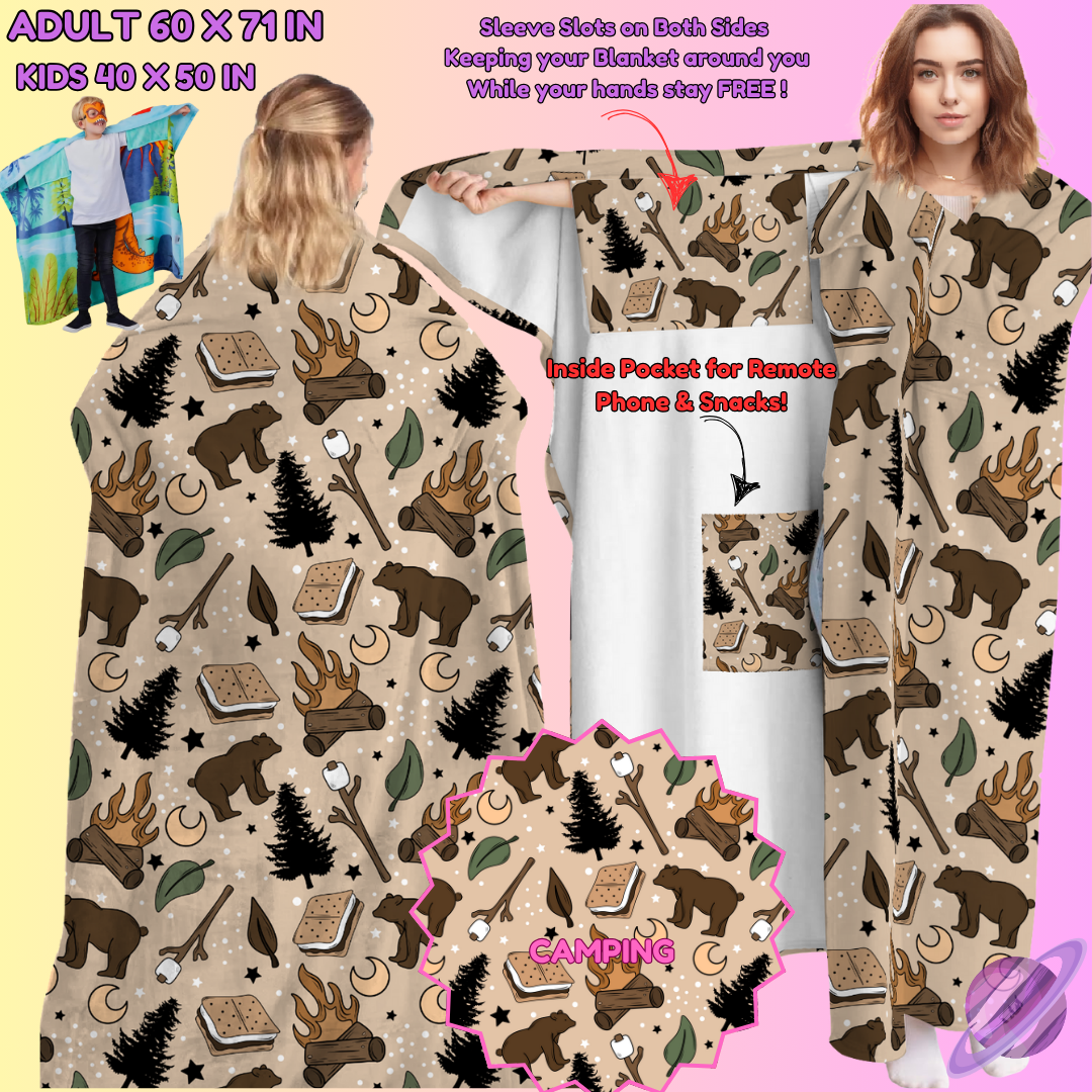 WEARABLE THROW RUN-CAMPING-PREORDER CLOSING 8/31