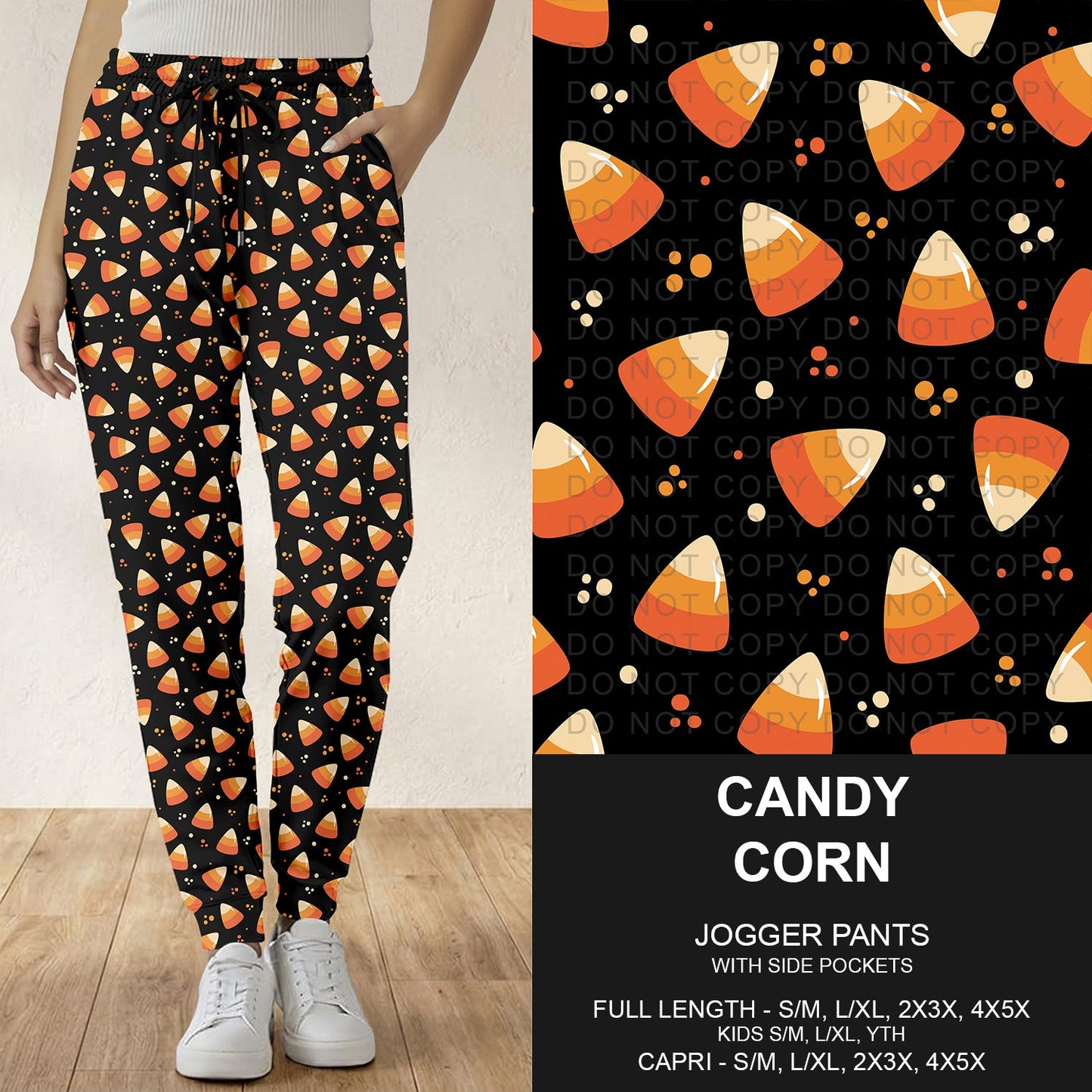 B295 - Preorder Candy Corn Joggers (Closes 6/14. ETA: late Aug.)