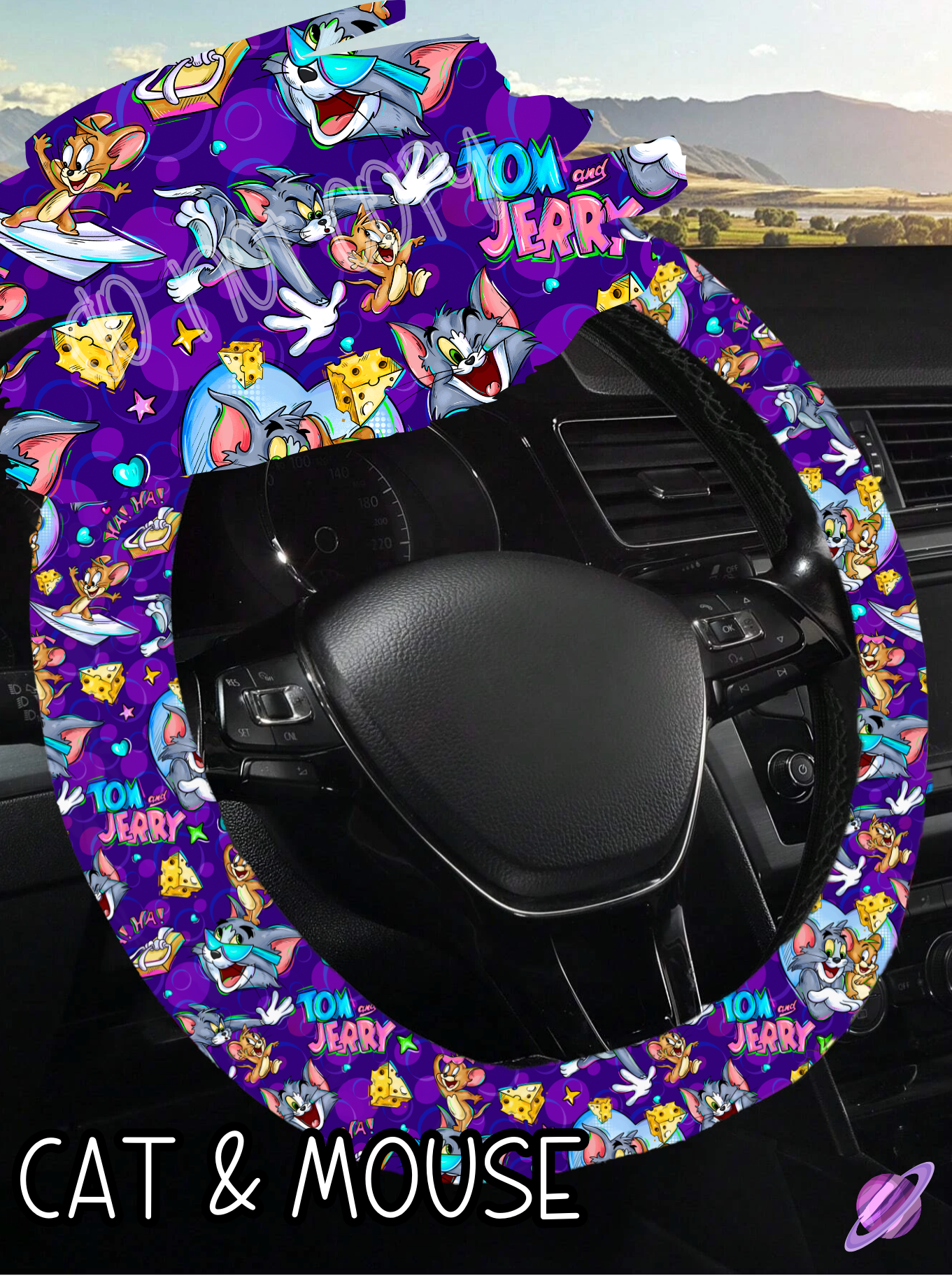 Cat & Mouse - Steering Wheel Cover Roud 7 - Preorder Closes 3/1