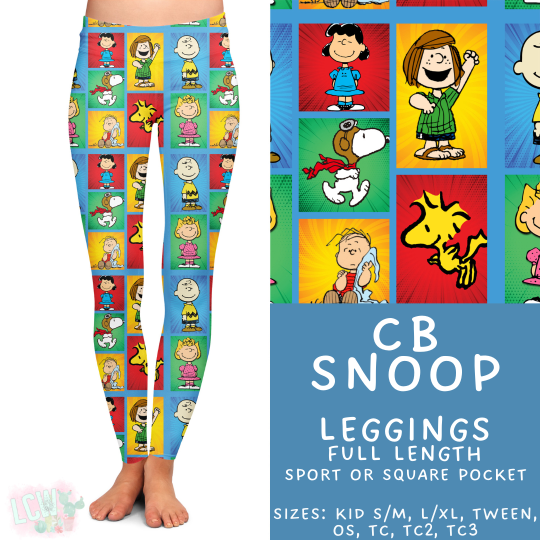 Ready to Ship - CB Snoop Full Length Leggings - Square Pocket TC