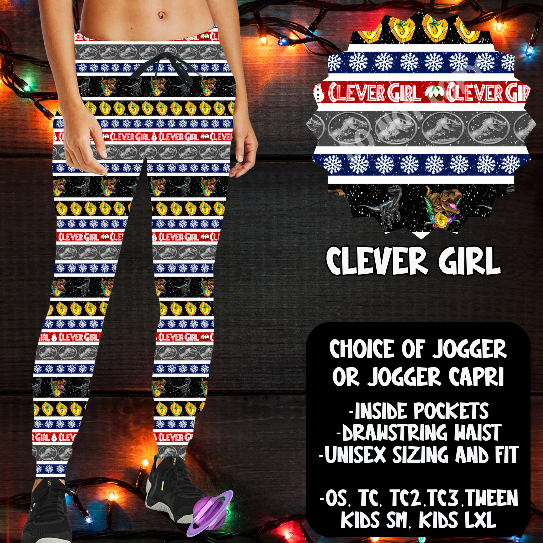 CLEVER GIRL - JOGGER/CAPRI XMAS SWEATER RUN CLOSING 10/30