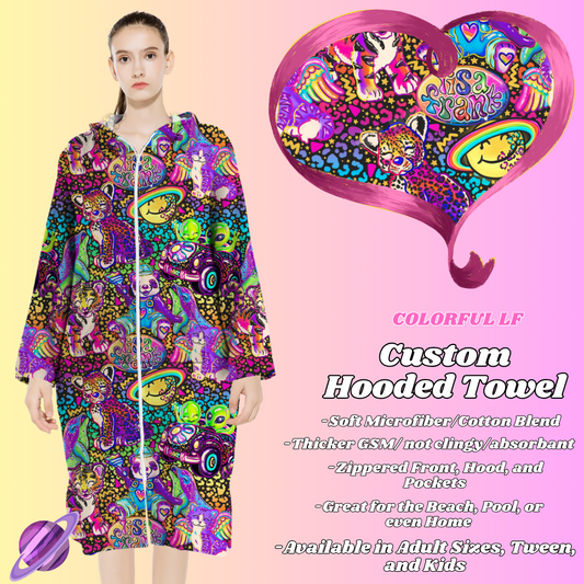 COLORFUL LF- HOODED TOWEL- PREORDER CLOSING 4/27