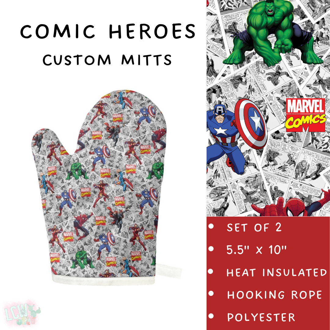 Ready To Ship - Comic Heroes Mitts