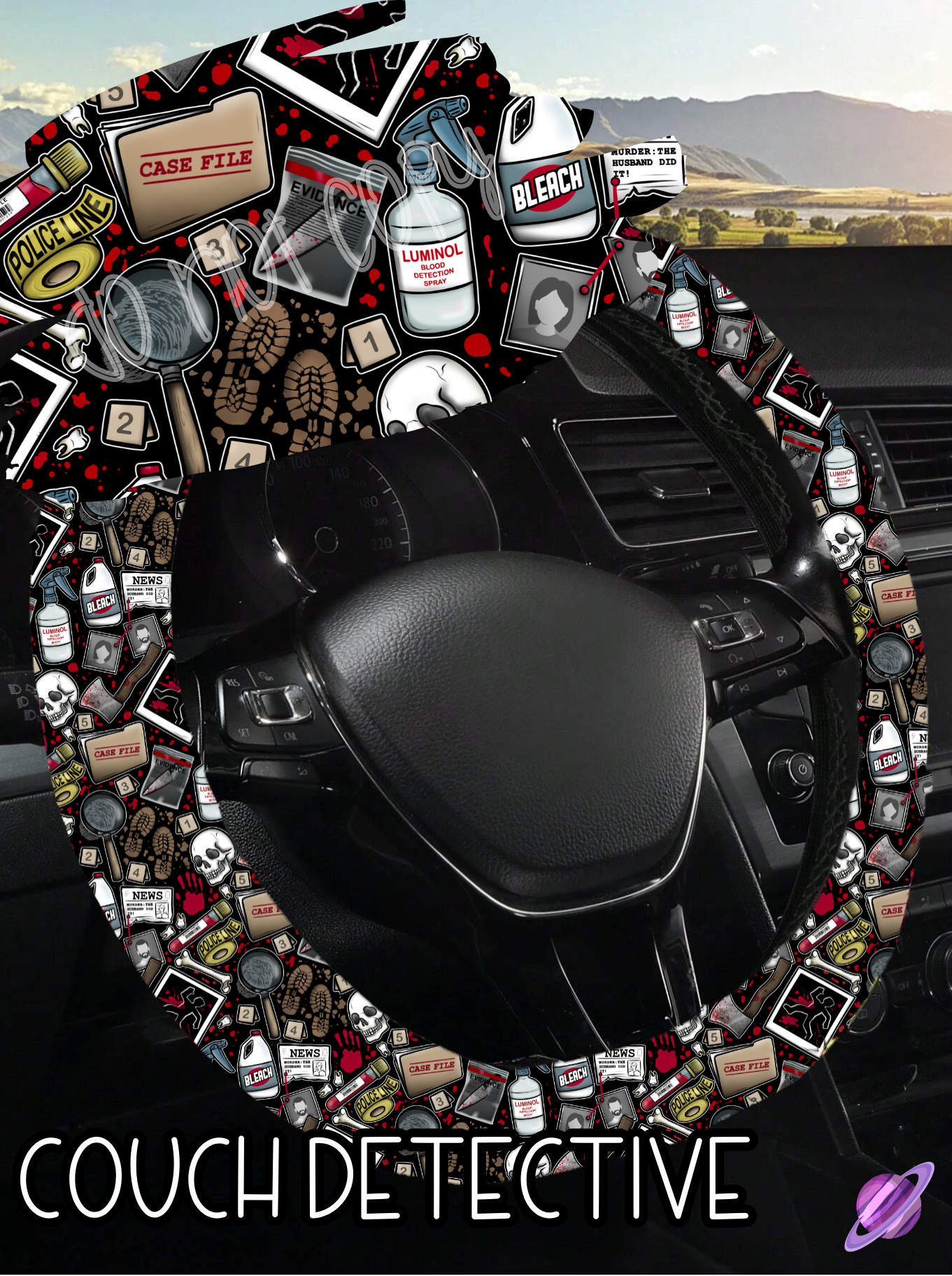 Couch Detective - Steering Wheel Cover Roud 7 - Preorder Closes 3/1