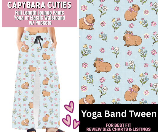 Capybara Cuties Full Length Lounge Pants