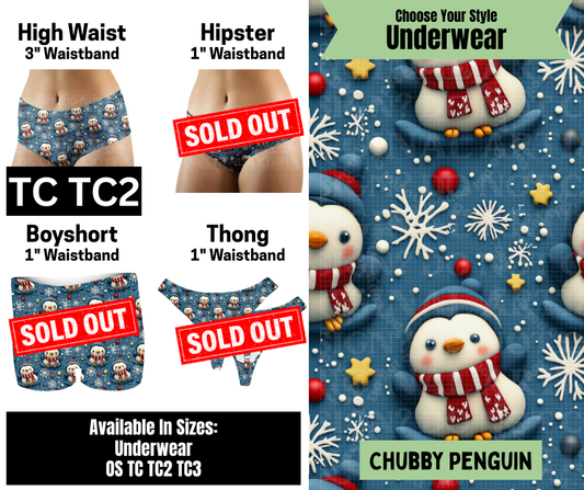 Chubby Penguin High Waist Underwear