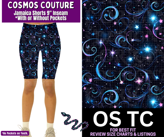 Cosmos Couture Jamaica Shorts w/ Pockets