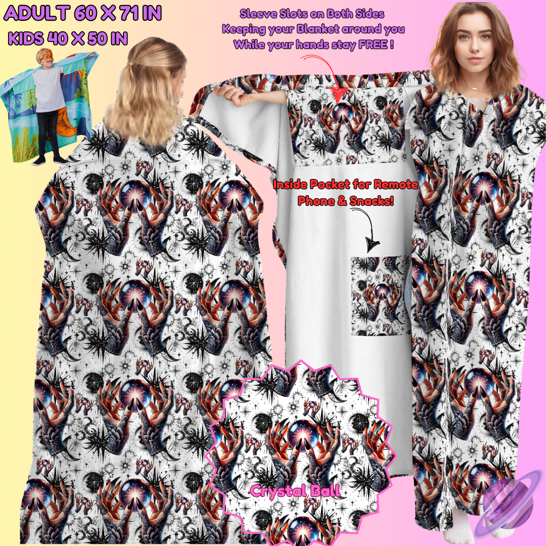 WEARABLE THROW RUN-CRYSTAL BALL-PREORDER CLOSING 8/31