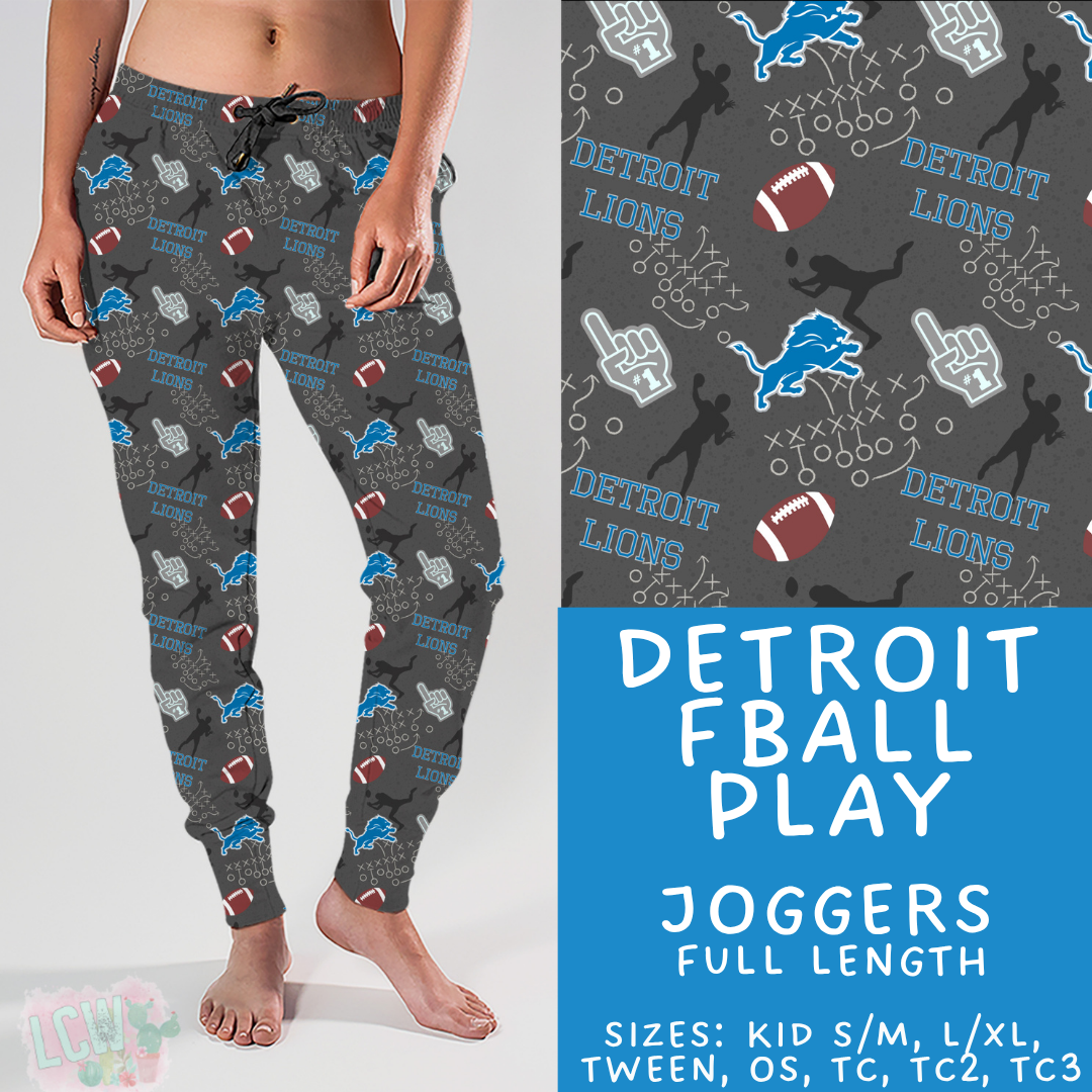 Ready To Ship - Detroit FBall Play Joggers - TC2