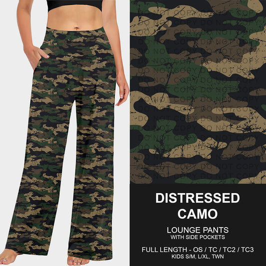 B251 - Preorder Distressed Camo Lounge Pants (Closes 9/14. ETA mid Nov.)